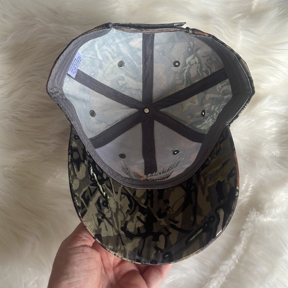 American flag and eagle camouflage baseball hat cap - Picture 2 of 13